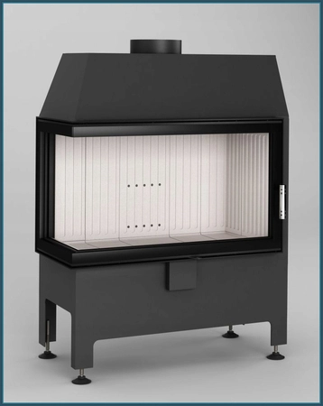 Wkład kominkowy powietrzny narożny Heatro 69L