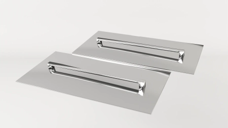 Pokrywa do paleniska ogrodowego Hetta Square 180 cm Inox