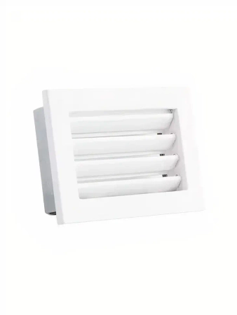 Kratka z żaluzją stałą biała KRVZS190x170-ML.B VENTLAB