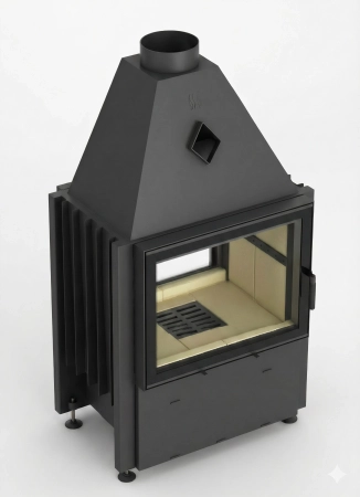 Wkład kominkowy dwustronny Hajduk Volcano FDT 11 kW