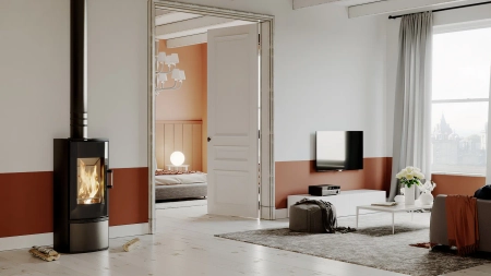 Piec kominkowy powietrzny Defro Home ORBIS