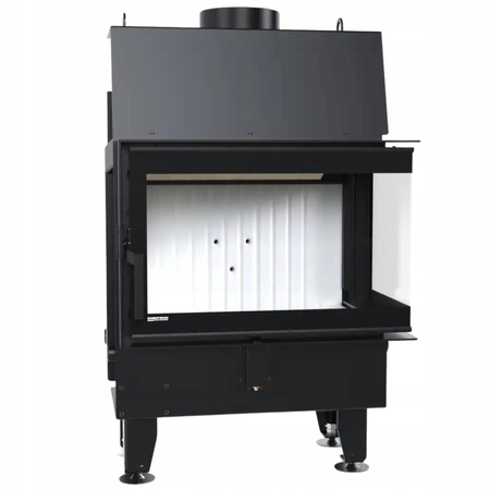 Wkład kominkowy prawy 9 kW Eko Defro Home Impuls SM BP Zestaw montażowy