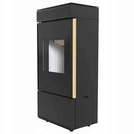 Piec kominkowy wolnostojący stalowy 6 kW Defro Cube Mini Przyłącze Zestaw