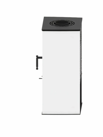 Piec kominkowy powietrzny Hitze Lupo S-W biały