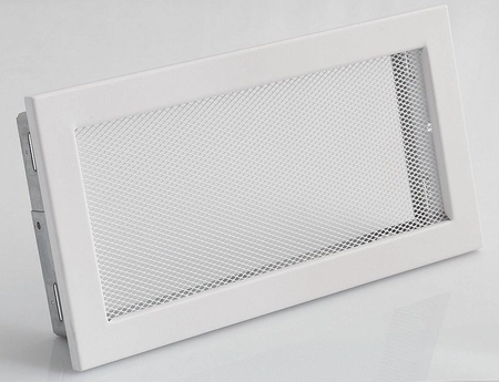 Kratka VENTLAB KRVSM220x220-ML.B bez żaluzji z siatką, biała