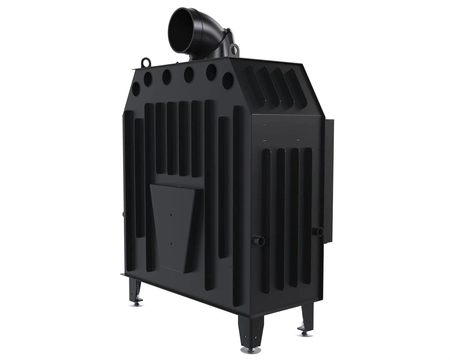 Wkład kominkowy prosty Defro Home Intra LA z zestawem do montażu zabudowy