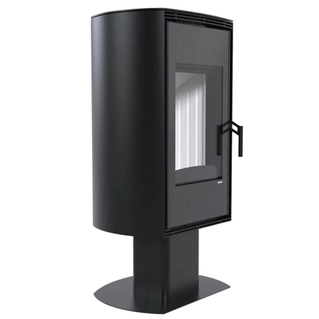 Piec kominkowy wolnostojący stalowy moc 9 kW Defro DEA TOP Przyłącze Zestaw