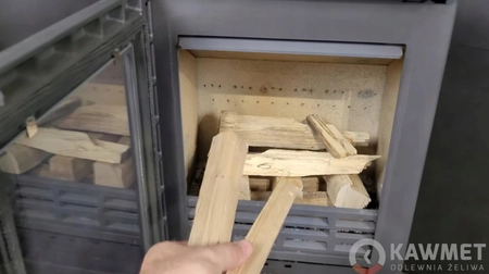 Piec wolnostojący koza 5,7 kW Kawmet HARITA S15v Leg Decor ECO EKOPROJEKT