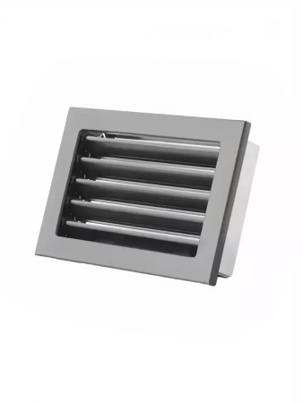 Kratka z żaluzją stałą czarna KRVZS240x170-ML.CZ Ventlab