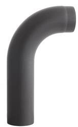 Kolano spalinowe gięte wysokie krótkie fi 150 mm 90 stopni KG150/90-CZ2/WK