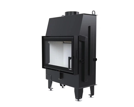 Kominek wkład prosty Defro Home Impuls SM i zestaw do montażu zabudowy