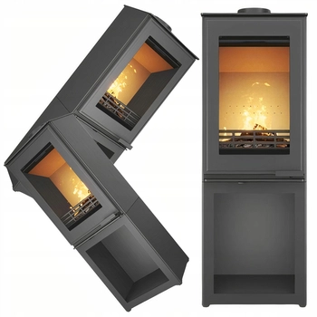 Piec wolnostojący stalowo żeliwny 9,5 kW KAWMET VENUS S16 L-Box ECO