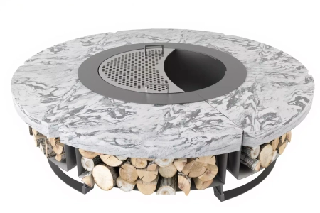 Ruszt do paleniska ogrodowego Hetta Round 120 cm Inox