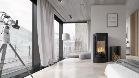 Piec kominkowy powietrzny Defro Home ORTI