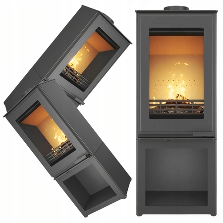 Piec wolnostojący stalowo żeliwny 9,5 kW KAWMET VENUS S16 S-Box ECO