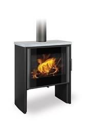 Piec kominkowy Romotop RIANO N 05 stal i kamień