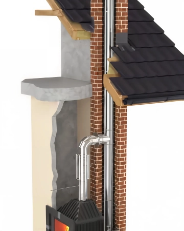 Rura żaroodporna fi 120/250 mm RPŻ120/250-Ż8 Darco