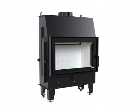 Kominek wkład prosty Defro Home Impuls SM i zestaw do montażu zabudowy