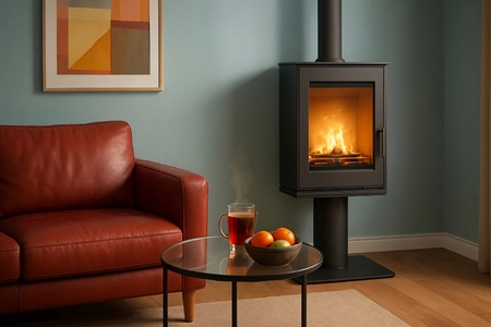 Piec wolnostojący stalowo żeliwny 9,5 kW KAWMET VENUS S16 Leg ECO