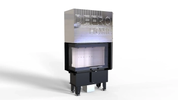 Wkład kominkowy lewy Defro Home INTRA SM BL Slim G