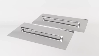 Pokrywa do paleniska ogrodowego Hetta Square 120 cm Inox