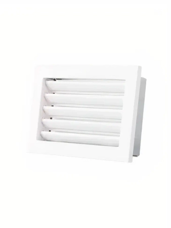 Kratka z żaluzją stałą biała KRVZS200x145-ML.B VENTLAB