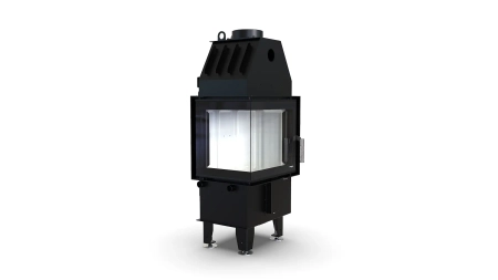 Wkład kominkowy lewy Defro Home INTRA XSM BL Mini