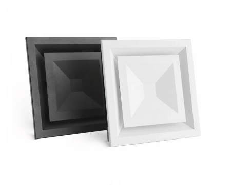 Anemostat metalowy prostokątny biały ASK100-ML.B Darco