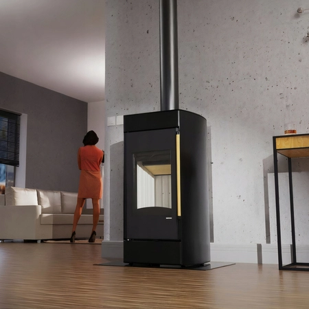 Piec kominkowy stalowy z płaszczem wodnym o mocy 9 kW Defro Home Hydrofire