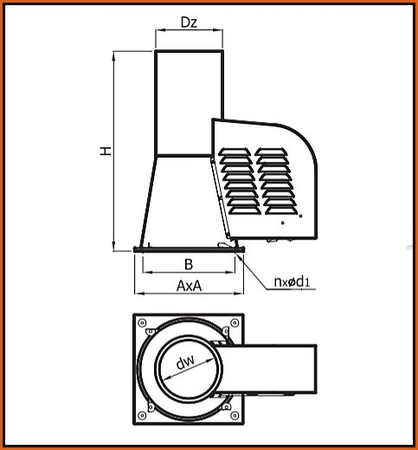 Generator ciągu kominowego GCK150CH-PK