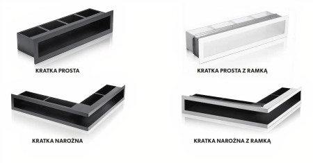 Luft prosty grafitowy V-OPEN KRVO-I-900x70-ML.GR Ventlab