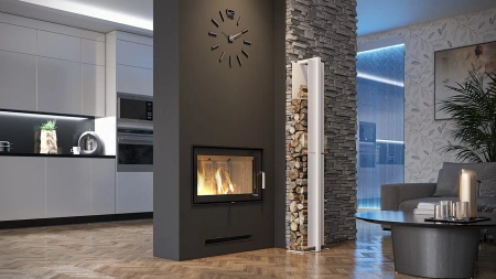 Wkład kominkowy prosty Defro Home INTRA SM Slim