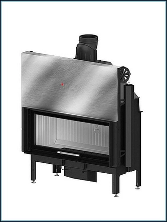 Wkład kominkowy powietrzny gilotyna Hitze ARDENTE 105x43.G