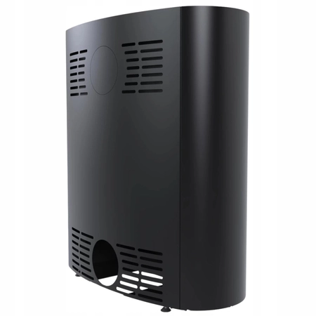 Piec kominkowy wolnostojący stalowy 9 kW Defro Sedna Przyłącze Zestaw