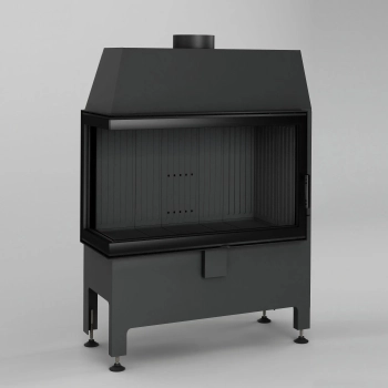 Kominek powietrzny narożny lewy Heatro 81L black