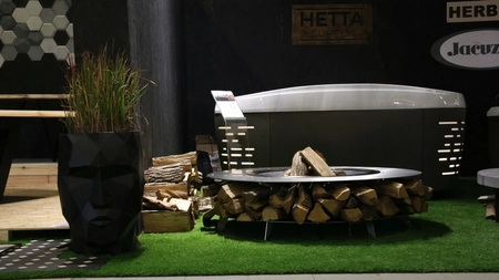 Palenisko ogrodowe Hetta Wood 150 cm Stal