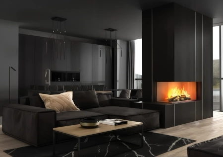 Kominek gazowy lewostronny Hitze CALMA 120L