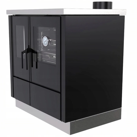 Piec kuchenny Kuchnia stalowy fajerki 9 kW Defro Culina S Przyłącze Zestaw