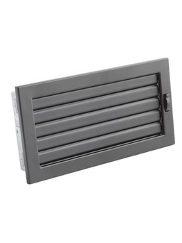 Kratka VENTLAB KRVZ325x170-ML.CZ z żaluzją ruchomą czarna