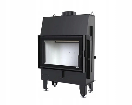 Kominek wkład prosty Defro Home Impuls SM i zestaw do montażu zabudowy