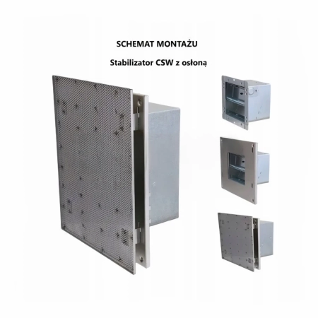 Osłona chromonikiel szlif żaluzja do stabilera CSW2 Darco