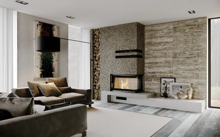 Wkład kominkowy prawy Defro Home INTRA SM BP