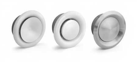 Anemostat nawiewny okrągły biały AS150-ML.B Darco