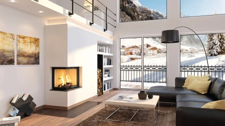 Wkład kominkowy z płaszczem wodnym Spartherm VARIA 2L-55h H2O