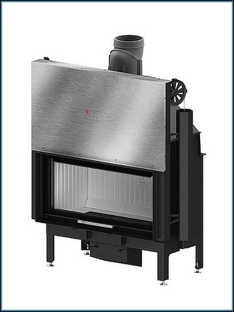 Wkład kominkowy powietrzny gilotyna Hitze ARDENTE 90x41.G