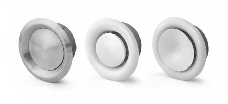 Anemostat wywiewny okrągły biały ASW160-ML.B Darco