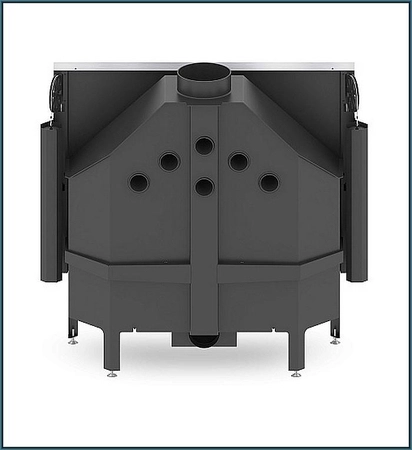 Wkład kominkowy powietrzny Hitze Albero AL120x43G.H-D