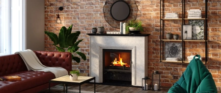 Wkład kominkowy żeliwny Kawmet W17 Decor (12,3 kW) Eco