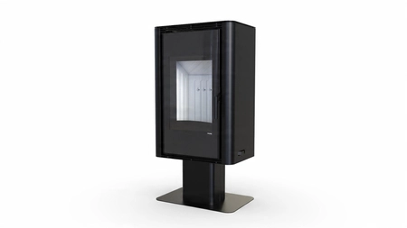 Piec kominkowy wolnostojący stalowy 9 kW Defro Solum Top Przyłącze Zestaw