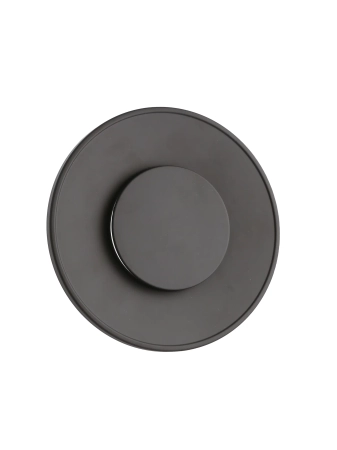 Anemostat nawiewno-wywiewny metalowy okrągły czarny ASV080-ML.CZ